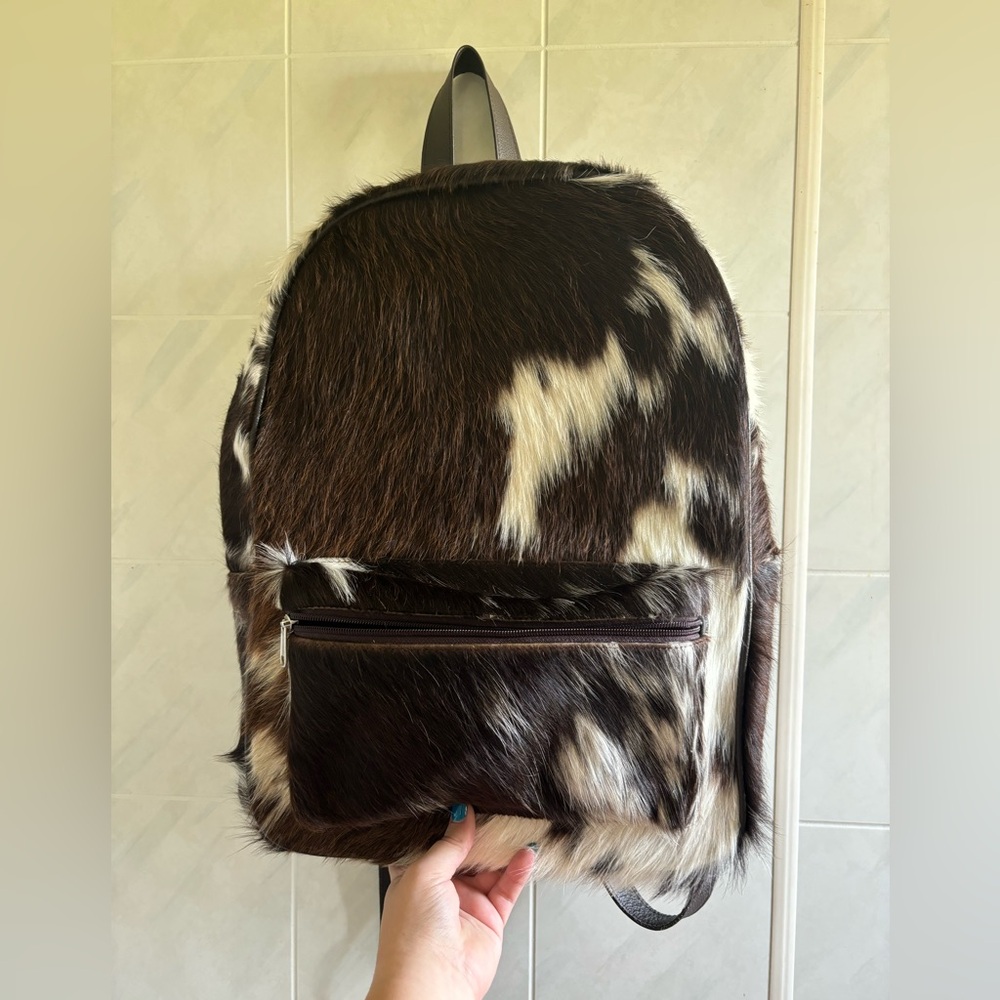 Cowhide Backpack - image 1